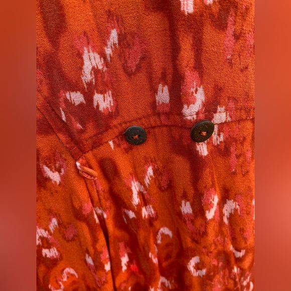 Cute Free people cap sleeve mini dress size large. NWT. - Picture 3 of 6